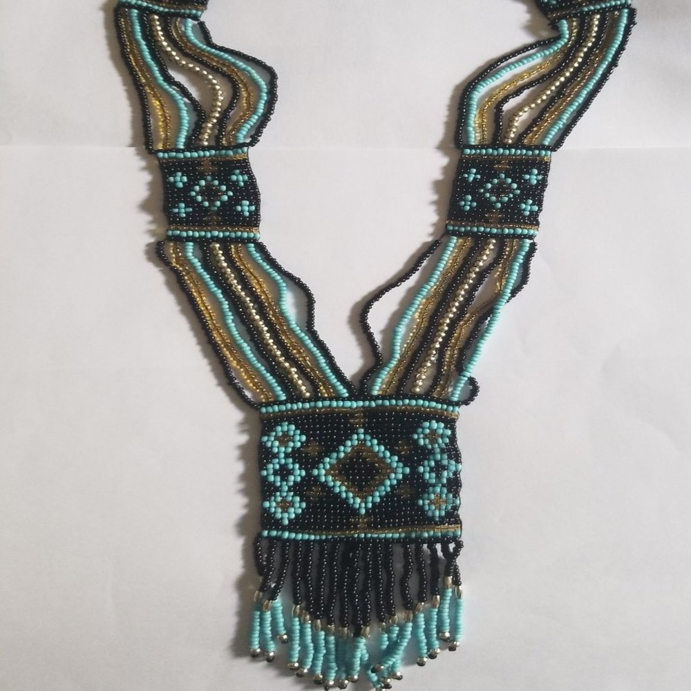 Multi Color Long Bohemian Necklace